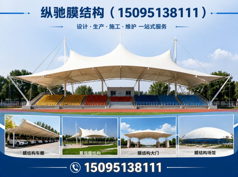 坊子区膜结构看台展示图